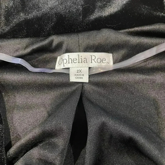 Ophelia Roe NWT Velour Blazer Women's Size 2X Holiday Party Christmas Workwear - Picture 4 of 7
